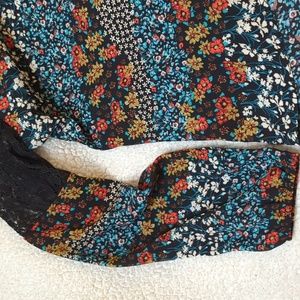 Nwt - GB black floral-ish shirt.